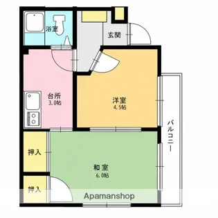 サンロード39【303号室】の間取り