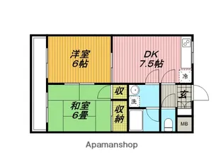 テラス大宮【102号室】の間取り