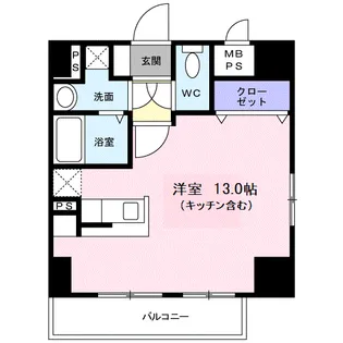 メゾン ド レイ【6階】の間取り