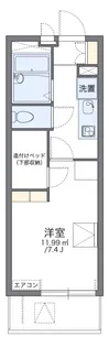 レオパレスアルテア日進【1階】の間取り