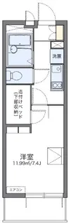 レオパレスKウッズⅡ【4階】の間取り