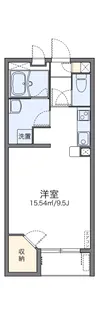 レオネクストウエストPΑ【1階】の間取り