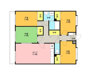 パストラルピア【4階】の間取り