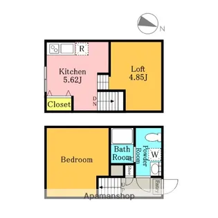 RIZEST 西大宮【1階】の間取り