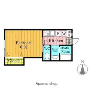 フェリーチェ【102号室】の間取り