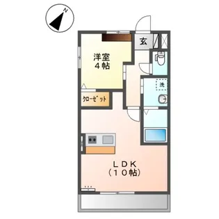 ブローブラン【1階】の間取り
