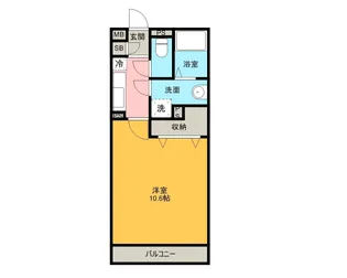 アムール ロワ【2階】の間取り