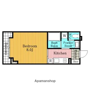 レフィーニ大宮盆栽町【2階】の間取り
