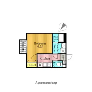 キャメル西大宮Ⅳ A棟【202号室】の間取り