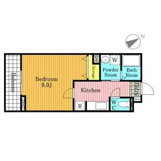 アーバン メロウ【1階】の間取り