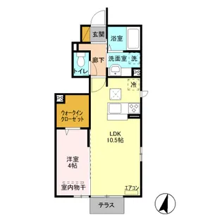 FRAGRANT SUMIRE【1階】の間取り