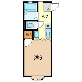 コーポヒロ【205号室号室】の間取り