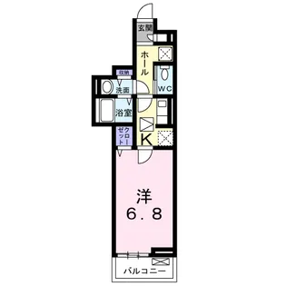 グレイス アキカ【1階】の間取り