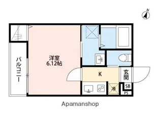 CRASTINE植竹町【1階】の間取り