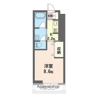 ロベリア西大宮【1階】の間取り