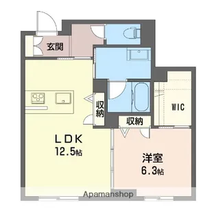 モアナヒルズ【1階】の間取り