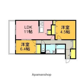 GLYCINE【1階】の間取り