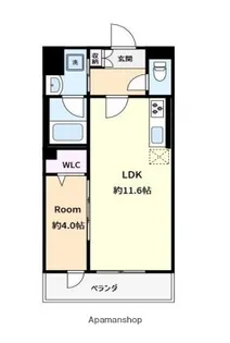 キャトルセゾン宮原【3階】の間取り