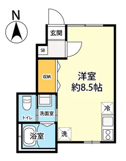 キャメル櫛引3【1階】の間取り