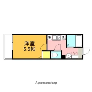 MELDIA宮原【2階】の間取り