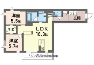 プラチナバレー【1階】の間取り