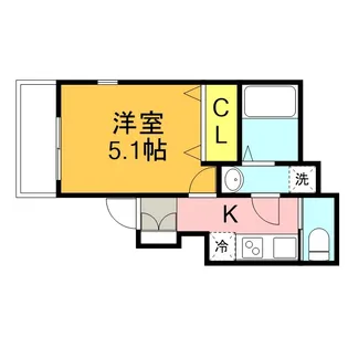 クリスティー【3階】の間取り