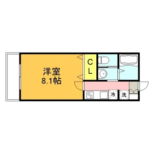 サンナップレジデンス【1階】の間取り