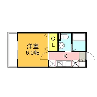 ウィングガーデン吉野町【3階】の間取り