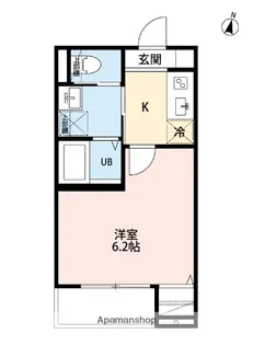 ROBOT HOME 西大宮【301号室】の間取り