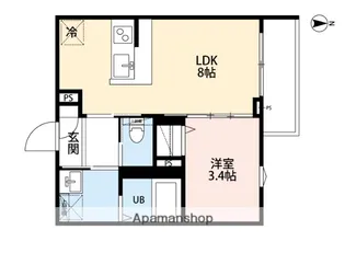 ROBOT HOME 西大宮Ⅱ【3階】の間取り