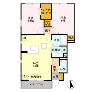 MOMO HOUSE Ⅲ【1階】の間取り