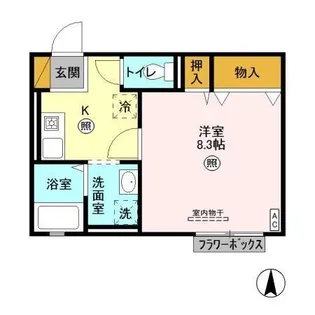 クレール Ⅱ【2階】の間取り