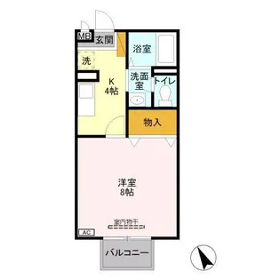 プランドール【2階】の間取り