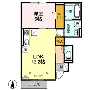 グランデ Ⅰ【1階】の間取り