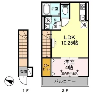 ボヌールK【2階】の間取り