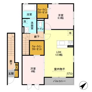 アーク本郷 壱番館【2階】の間取り