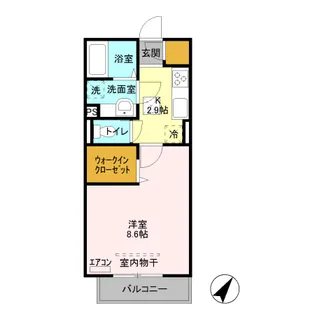 本郷の杜 ブラン【1階】の間取り