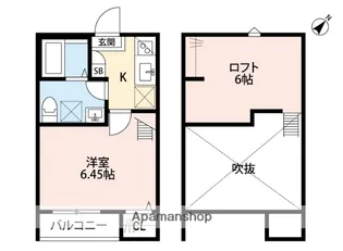 シュテルン大宮(シュテルンオオミヤ)【103号室】の間取り