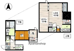 ADC日進グロース【2階】の間取り