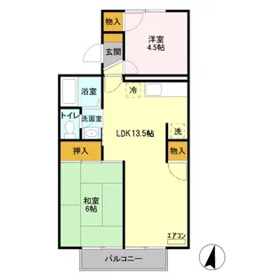 スカイシティー【1階】の間取り