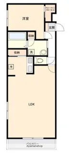 プランドール【4階】の間取り