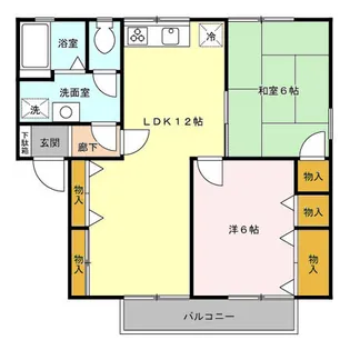 アークヒルズ A【2階】の間取り