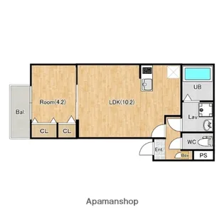 ジーメゾン指扇エクレール【2階】の間取り