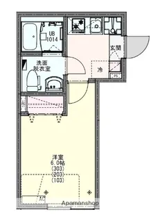 KEIAI RESIDENCE宮原【2階】の間取り