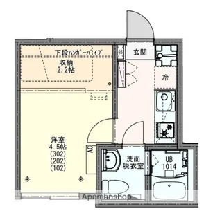 KEIAI RESIDENCE宮原【3階】の間取り