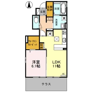 オルキス G【1階】の間取り
