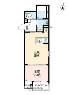 NISSIN SMART COURT【3階】の間取り