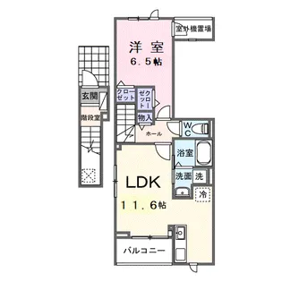 フローラル グレイス【2階】の間取り