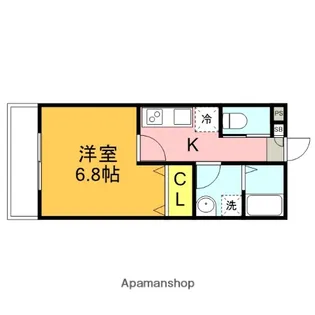 ジーメゾン西大宮アウリス【3階】の間取り