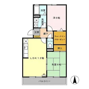 アンフェリュールHIDE【3階】の間取り